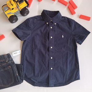 Ralph Lauren kids Short sleeves Button-down point collar size 5